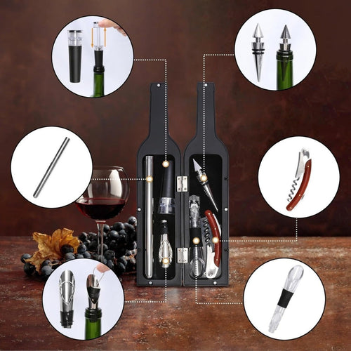 Wein-Geschenkset in dekorativer Flaschenbox für Weinliebhaber