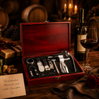 Sommelier-Zubehör beim Öffnen und Servieren einer Weinflasche