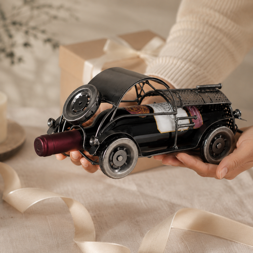 Weinflaschenständer Oldtimer Geschenk